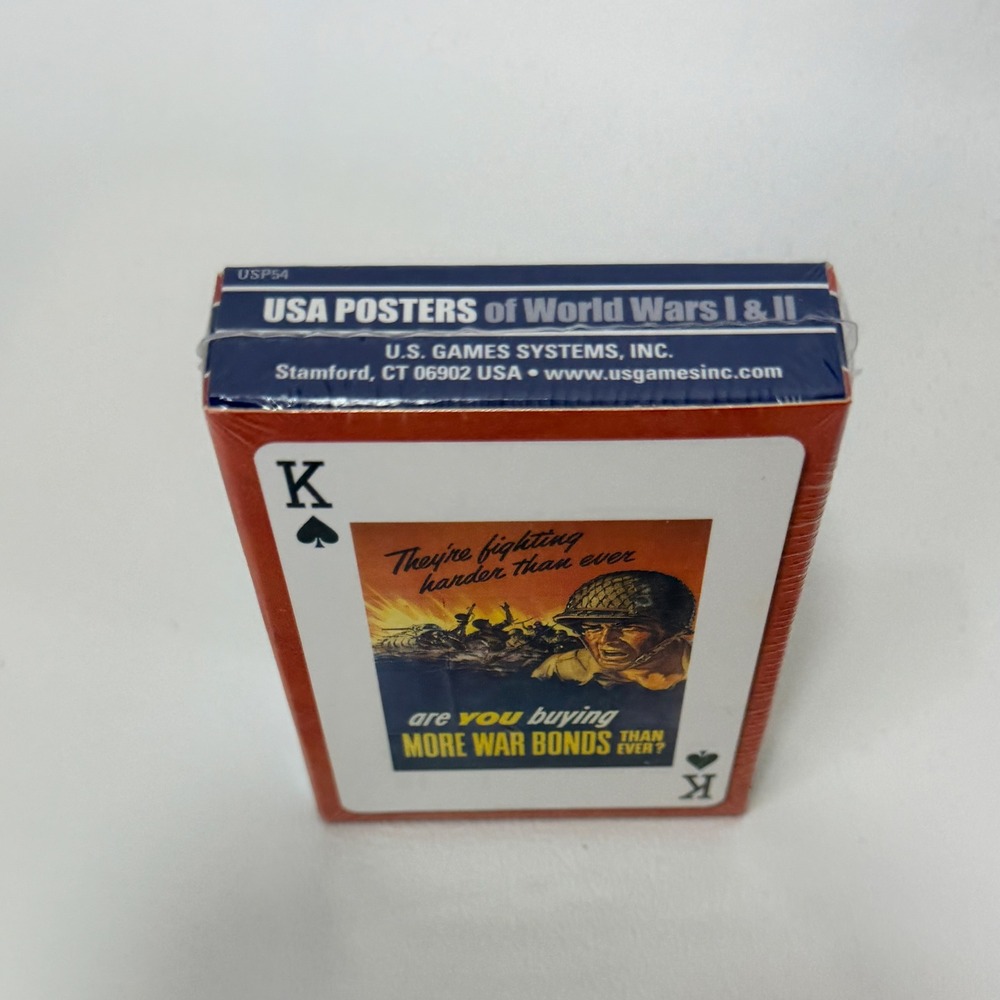 U.S. Game Systems USA War Posters Poker Sized Playing Cards 2008 Sealed - Picture 3 of 8